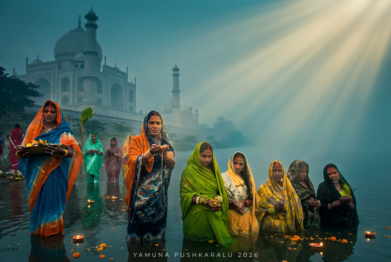 Yamuna Pushkaralu 2026 devotional gathering